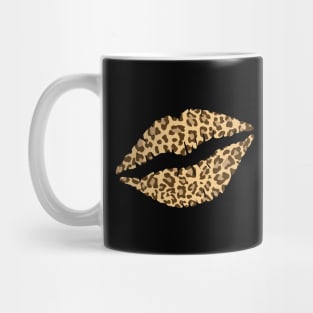 Leopard Print Lips Mug